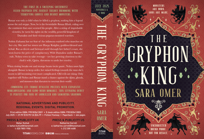 The Gryphon King Open Book